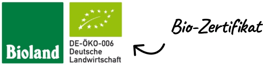 Das Bioland-Zertifikat der deutschen Landwirtschaft.